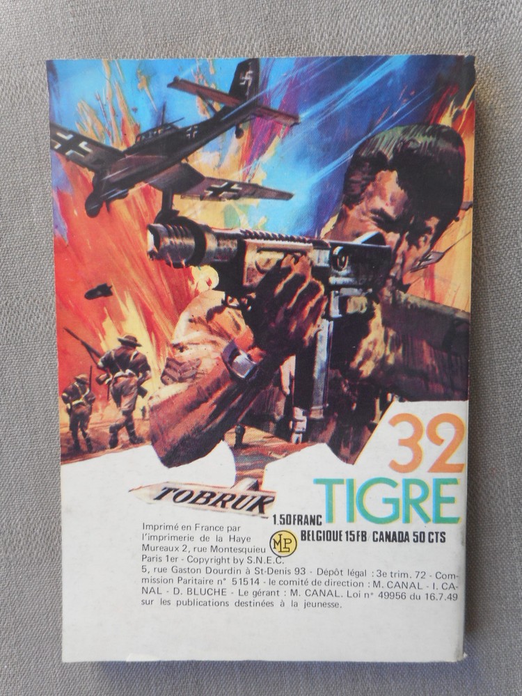 TIGER N°32 S.N.E.C. In Good Condition