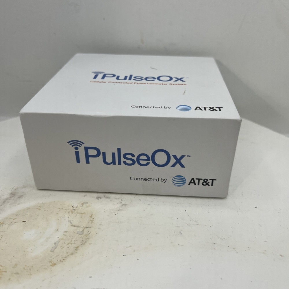 iPulseOx Fingertip Cellular Connected Pulse Oximeter System New In Box
