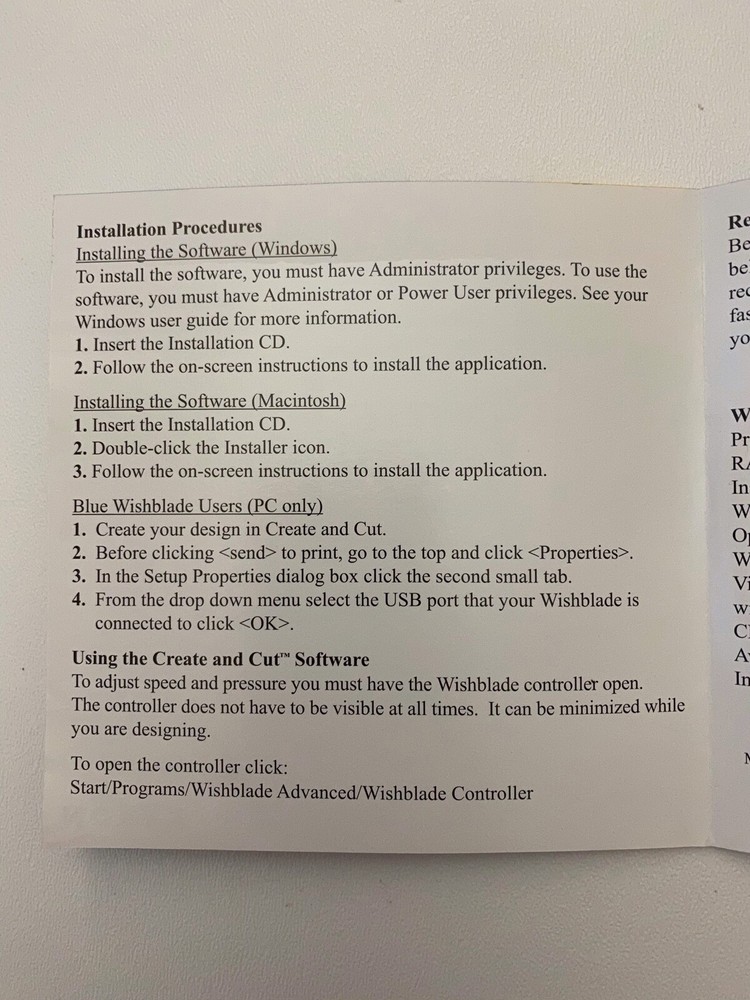 Create and Cut Software Xyron CD-ROM Mac PC Wish It Cut It Complete