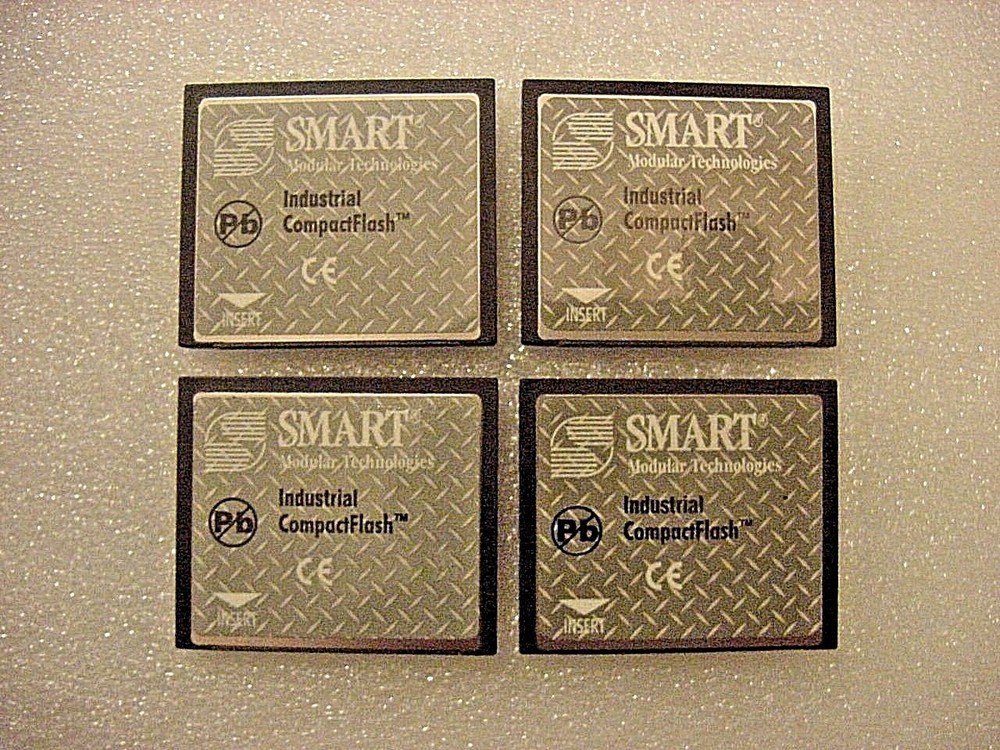 LOT 4 SMART MODULAR INDUSTRIAL 512MB Memory Card CompactFlash/CISCO/CAMERA/SYNTH