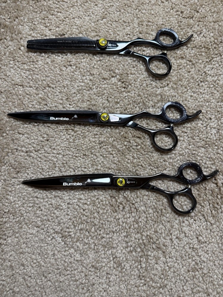 Kenchii Bumble Bee 8” Dog Grooming Shears Set