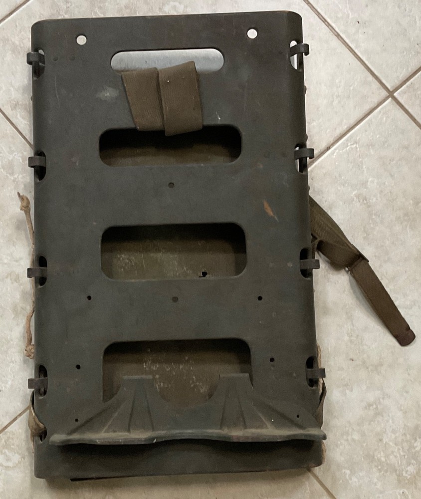 ORIGINAL WWII US ARMY J1944 EQUIPMENT AMMO CARRY PACK BOARD BACKPACK-DATED 1944