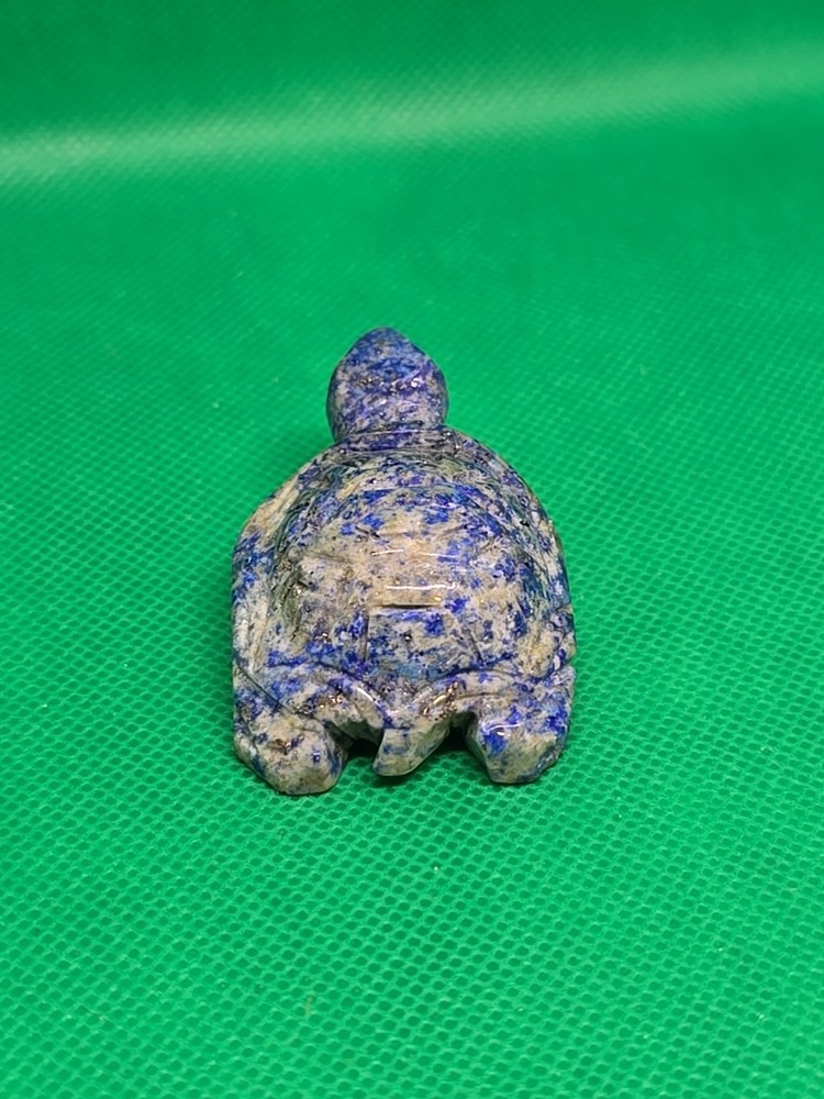 Carved Lapis Lazuli Turtle