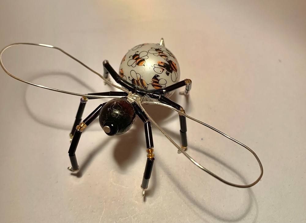 Handmade Bead & Wire BUMBLE BEE