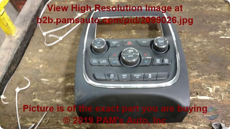Used A/C Selector Switch fits: 2016 Dodge Durango temperature control front cont