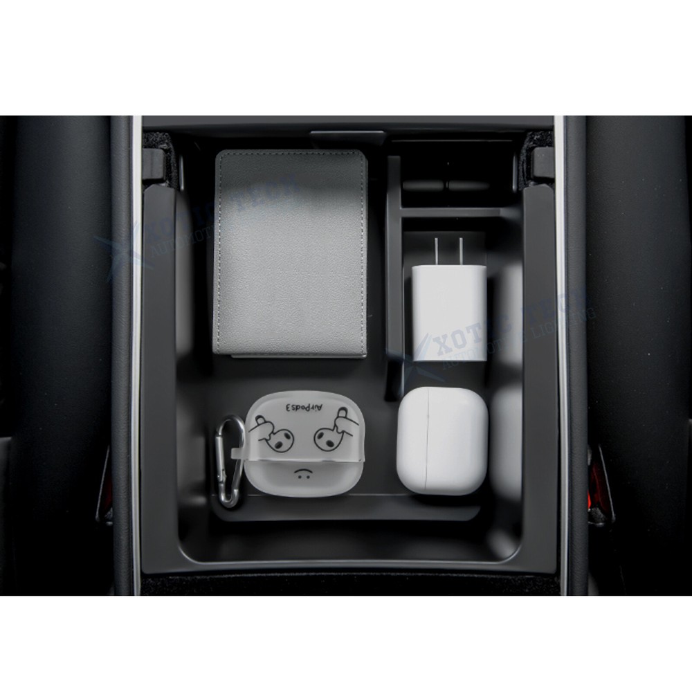 For Tesla Model 3&Y Console Insert Tray Armrest Compartment Storage Holder Kit