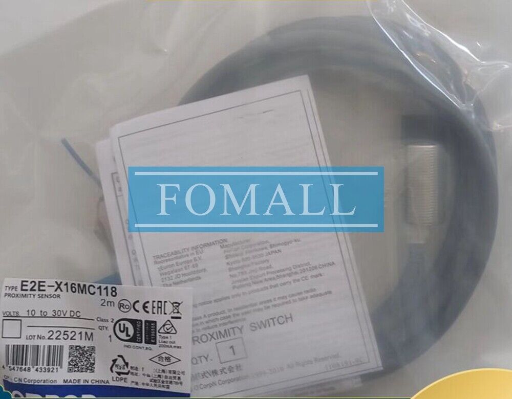 1PC New For OMRON Inductive proximity sensor switch E2E-X16MC118