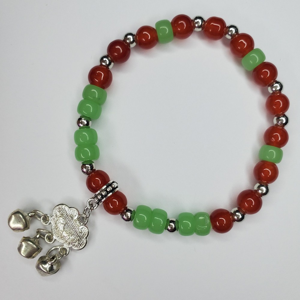 Hand crafted artisan unique gemstone bracelet