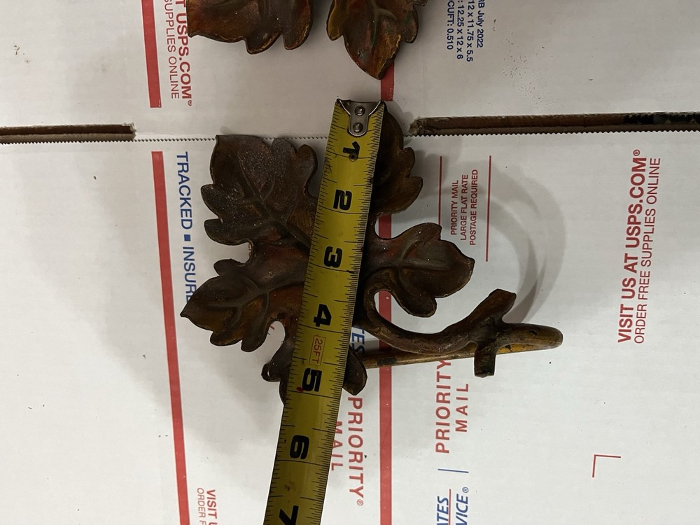 Vintage drapery brackets