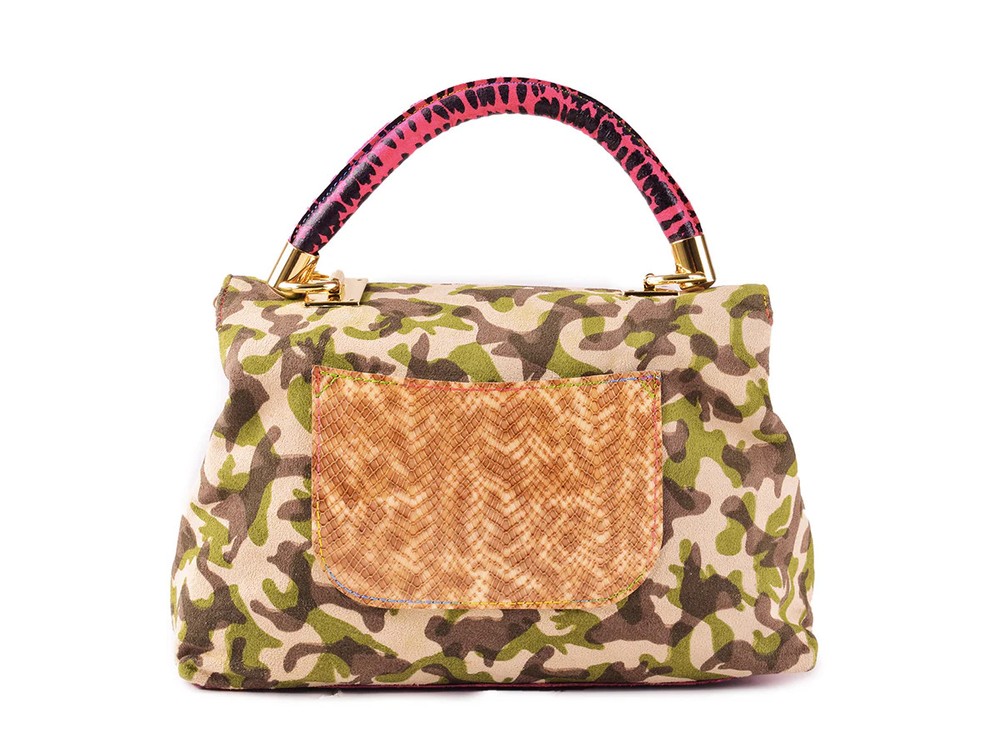 Prana 5 - Patchwork leather handbag