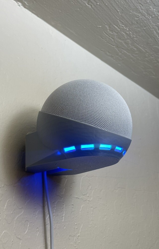 2-Pack Echo Dot 4/5 Wall & Corner Mount Bracket Holder Accessory GRAY!!