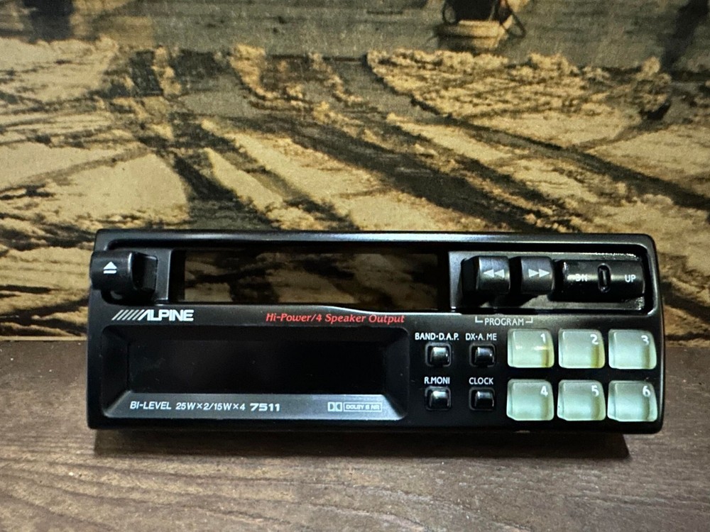 7511 alpine faceplate