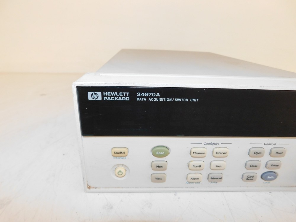 HEWLETT PACKARD HP 34970A DATA ACQUISITION/SWITCH UNIT (LWP59)
