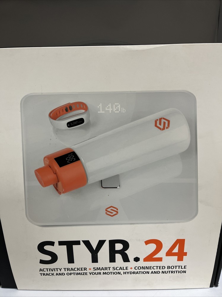 STYR.24 Activity Tracker Smart Scale Connected Bottle - New ✅