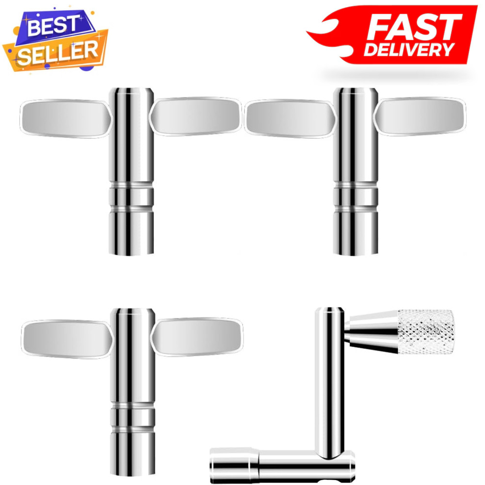 Drum Keys Universal Drum Tuning Key with Continuous Motion Speed Key 3 Pack..