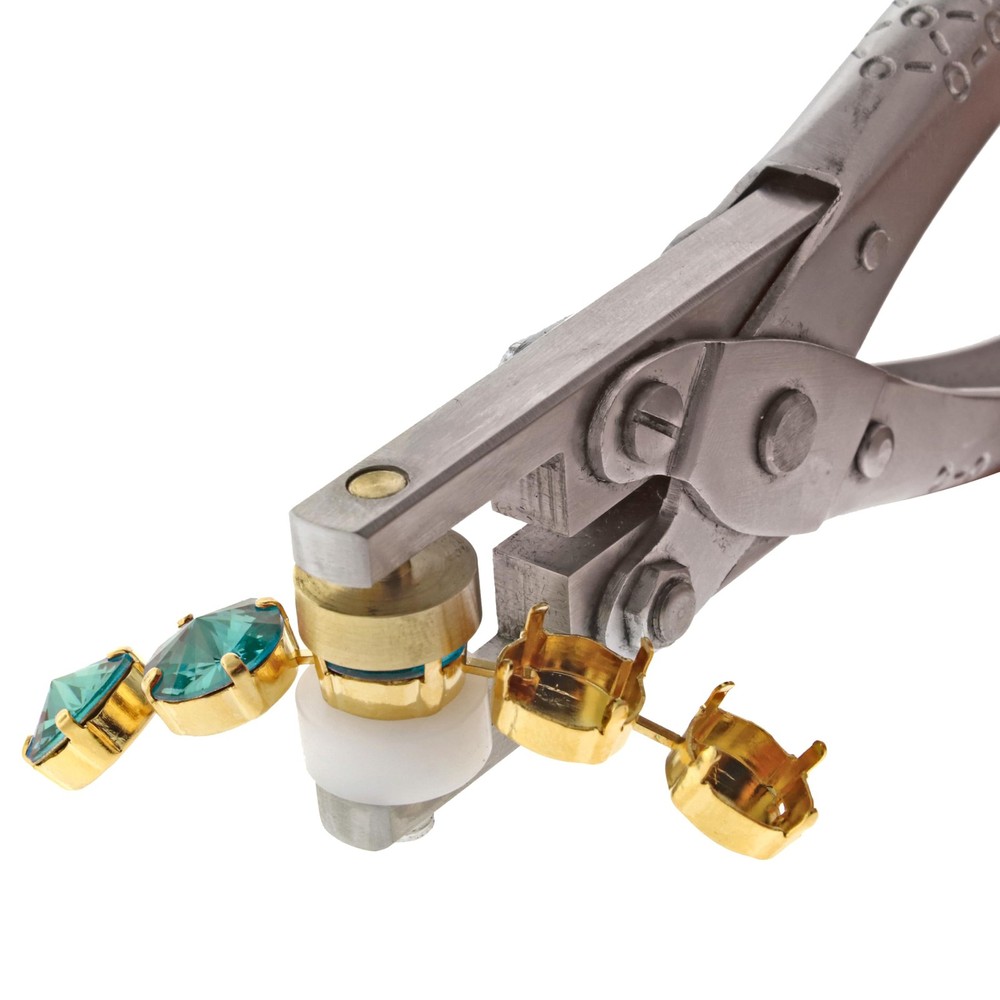 Smart Setter Parallel Pliers – 5” Cup Chain Tool for Gemstone Setting, Polish...