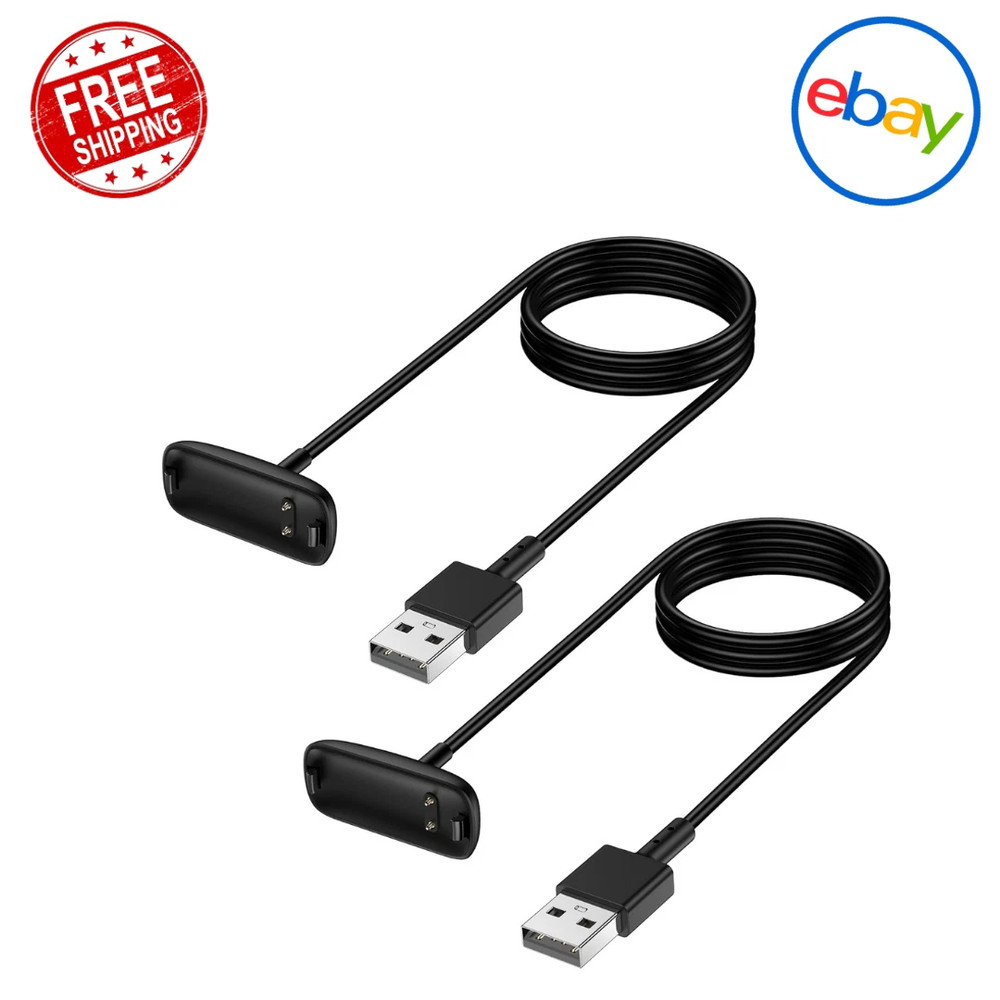 Fitbit Inspire 3 Replacement Charger Cable 2 Pack 3.3FT USB