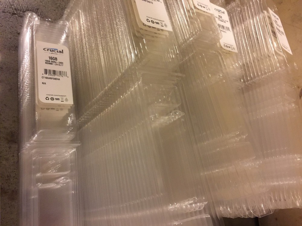 25 pcs Memory Sticks Clam Shell Case for DDR RAM DIMM Modules , ORIGINAL ONE