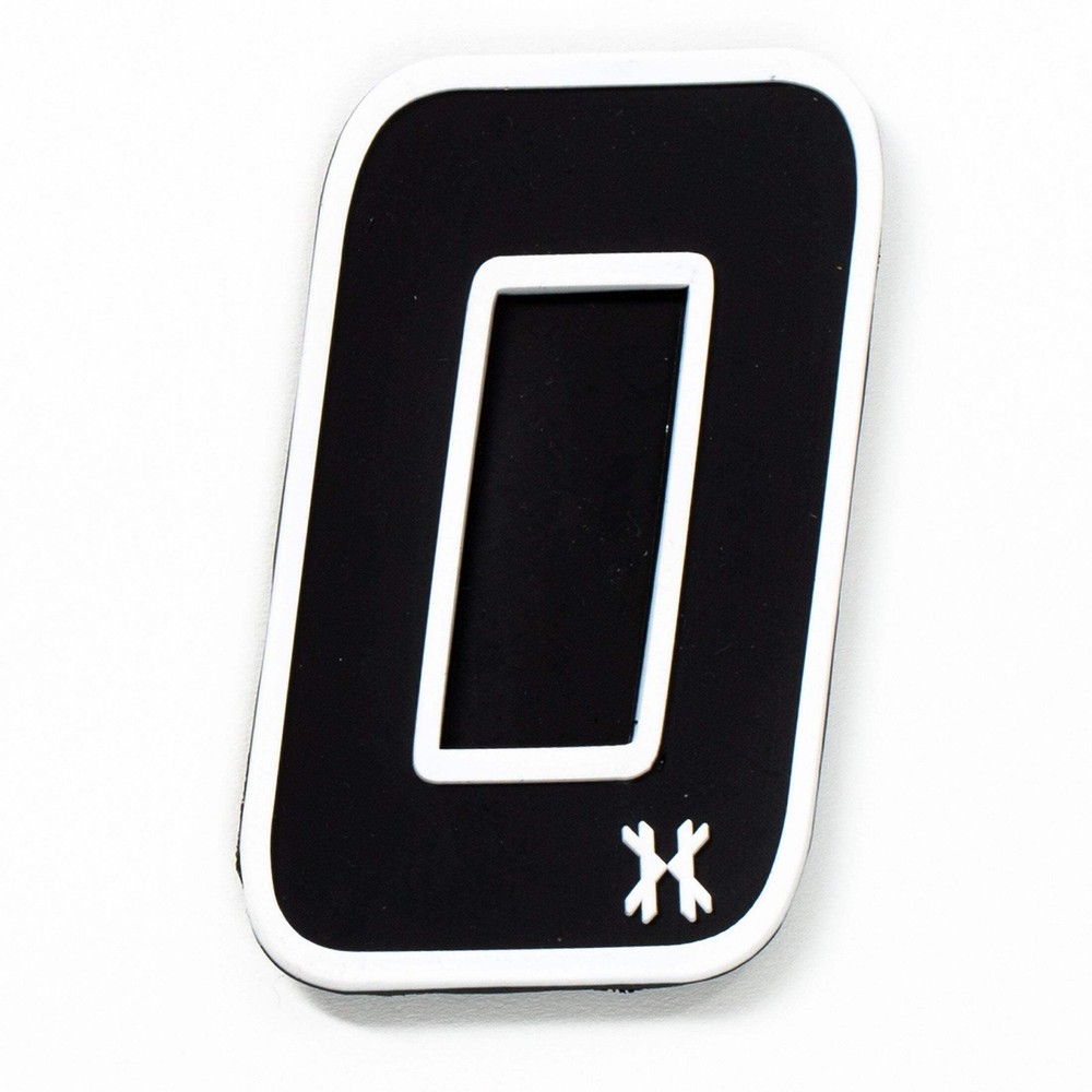 HK Army Rubber Number Patch W/ Hook and Loop - "0"