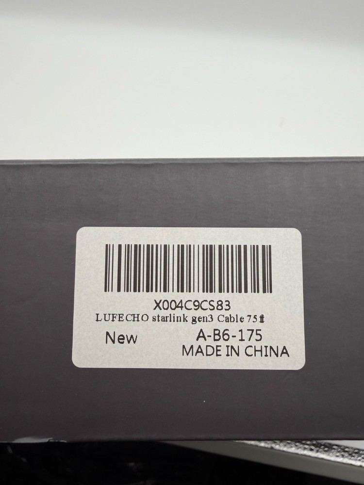 LUFECHO 75ft Starlink Replacement Cable Gen 3 | High-Speed Satellite Internet