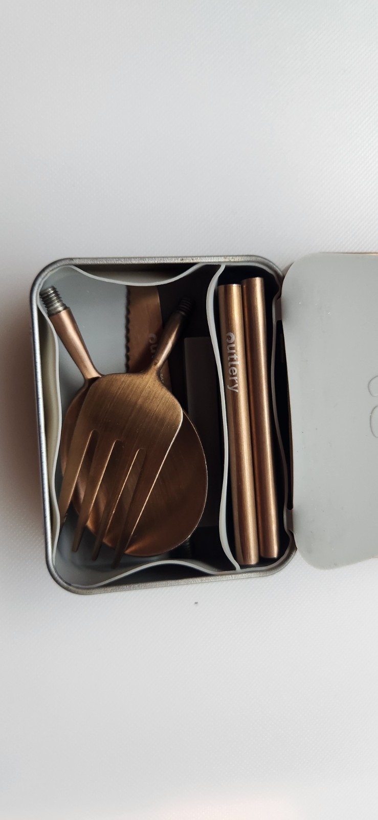 Outlery Portable Travel Cutlery Set Spoon Fork Knife Reusable Camping...