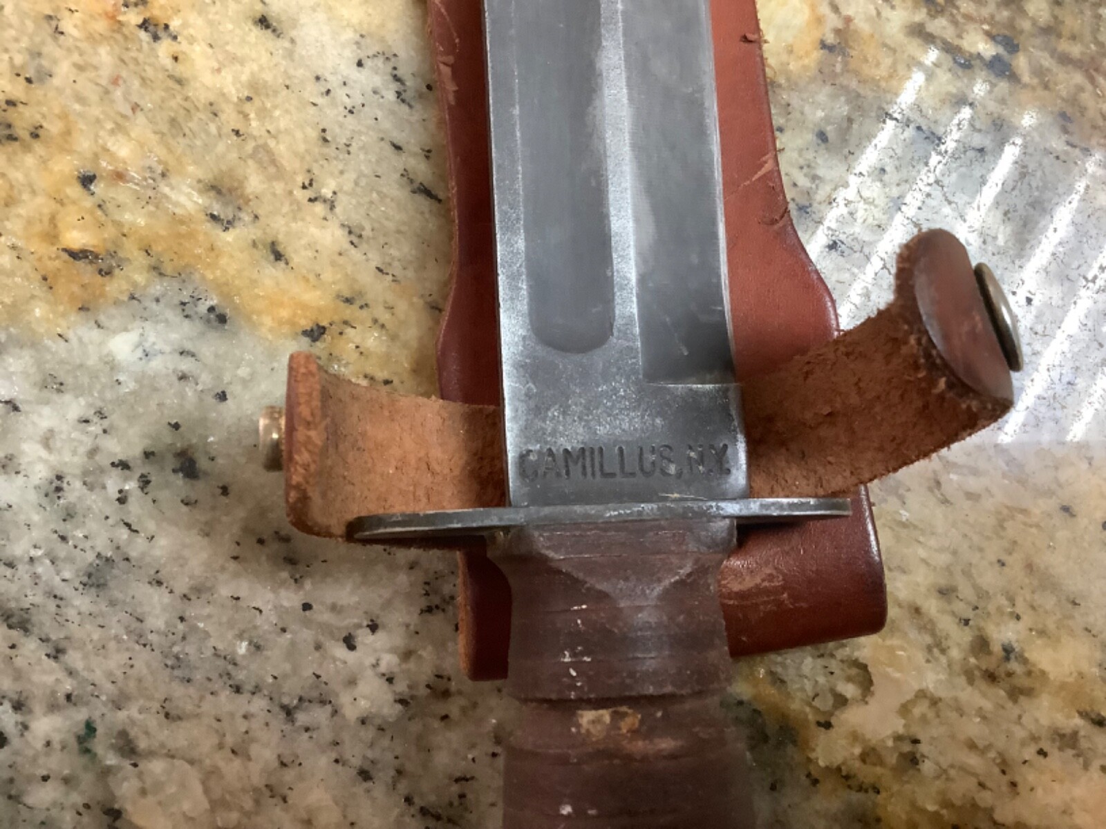 WWII or Korean Wae Fighting Knife USMC Original