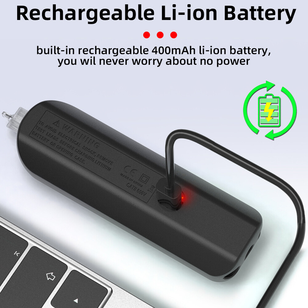 Smart Digital Multimeter Tester Rechargeable Electrical Voltmeter AC DC Voltage