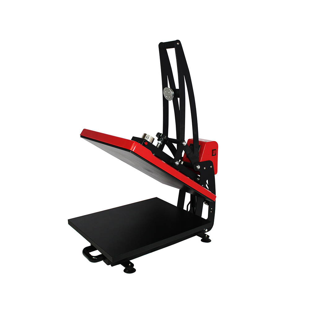 Auto Open 16 x 20 ClamShell Heat Press Machine Vertical Version Slide Out