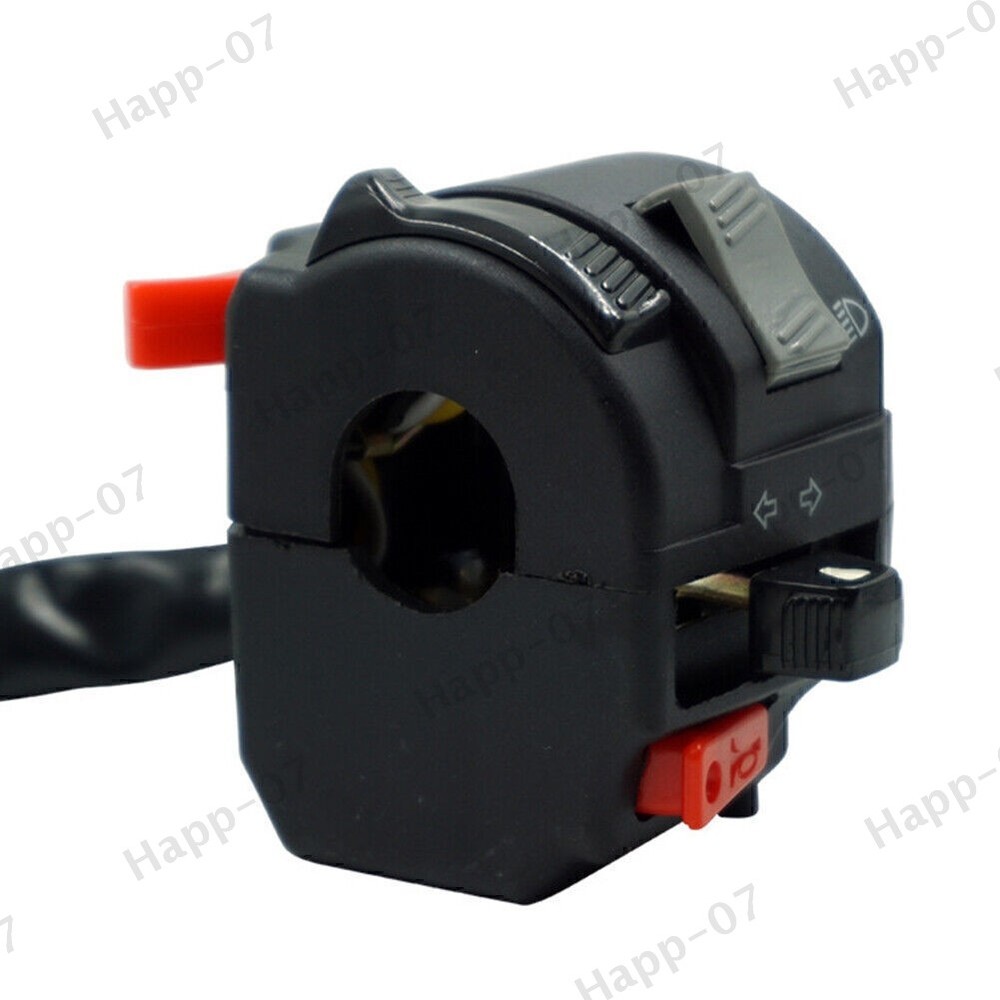 7/8" 22MM Left Handlebar Horn Button Turn Signal Fog Light Controller Switch