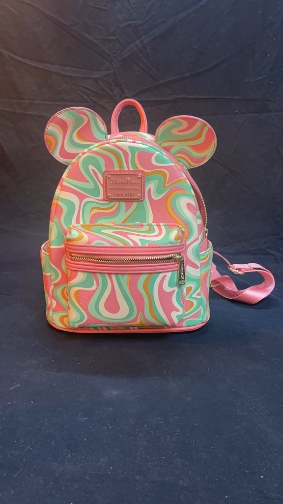Disney Parks Loungefly Mini Backpack with Mickey Ears