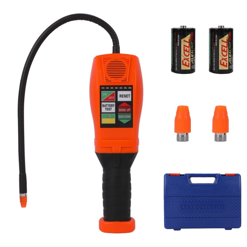 CMTOOL Refrigerant Leak Detector Kit, Freon Detector, CFCs HCFCs orange