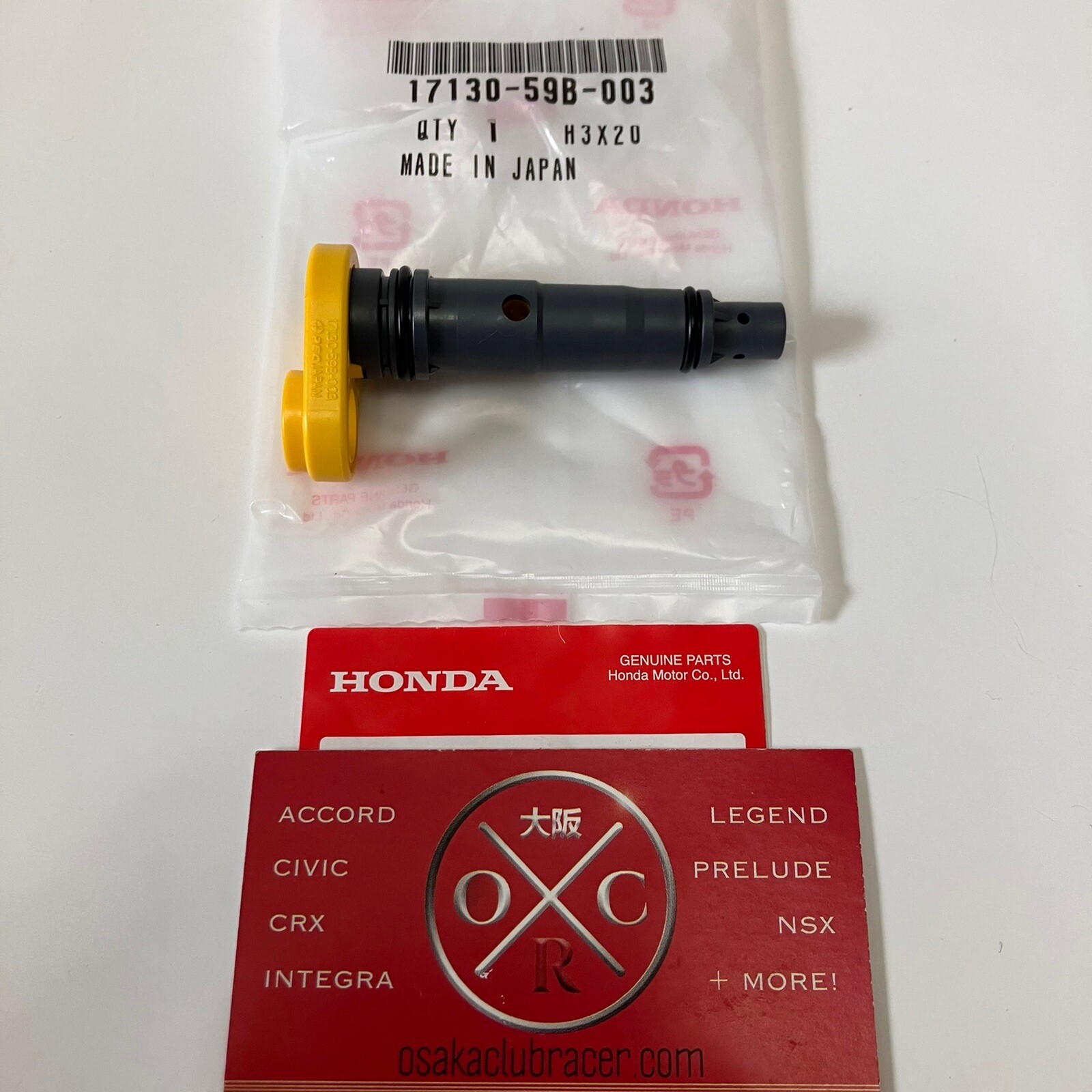 New Genuine OEM Honda PCV Valve 17130-59B-003 16-21 Civic TURBO 17-21 CR-V