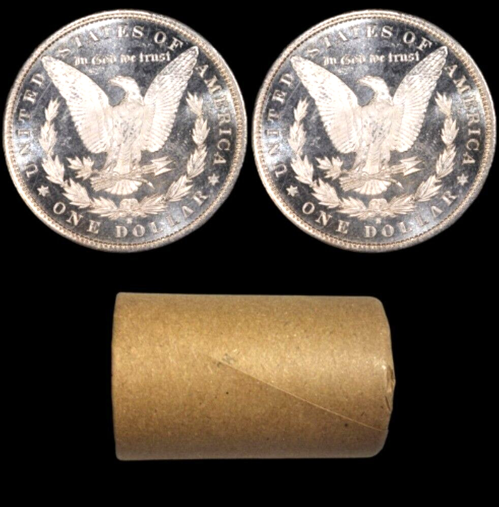 1878-1904 Morgan Dollar Gem BU Uncirculated Roll S Mint & S End, PQ Collection