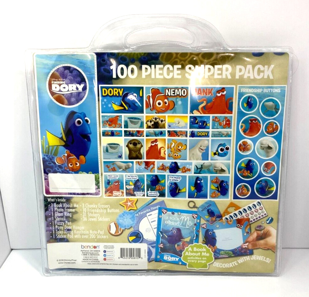 2016 Disney Pixar Finding Dory Activity Collection Activity 100 Piece Super Pack
