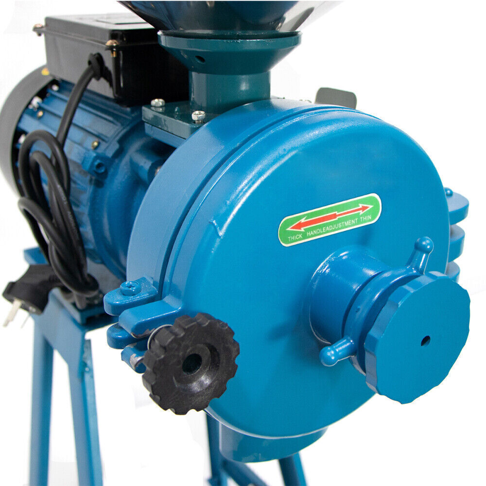 3000W 110V Electric Grinder Mill Grain Corn Wheat Feed Wet&Dry Cereal Machine