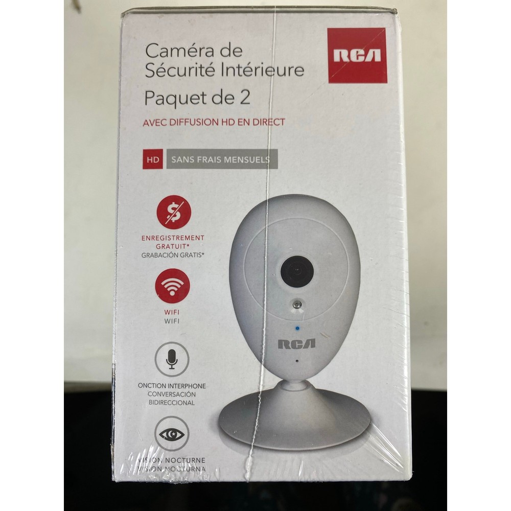 RCA Indoor Security Camera 2 Pack Model HSWIFIX1A2PK