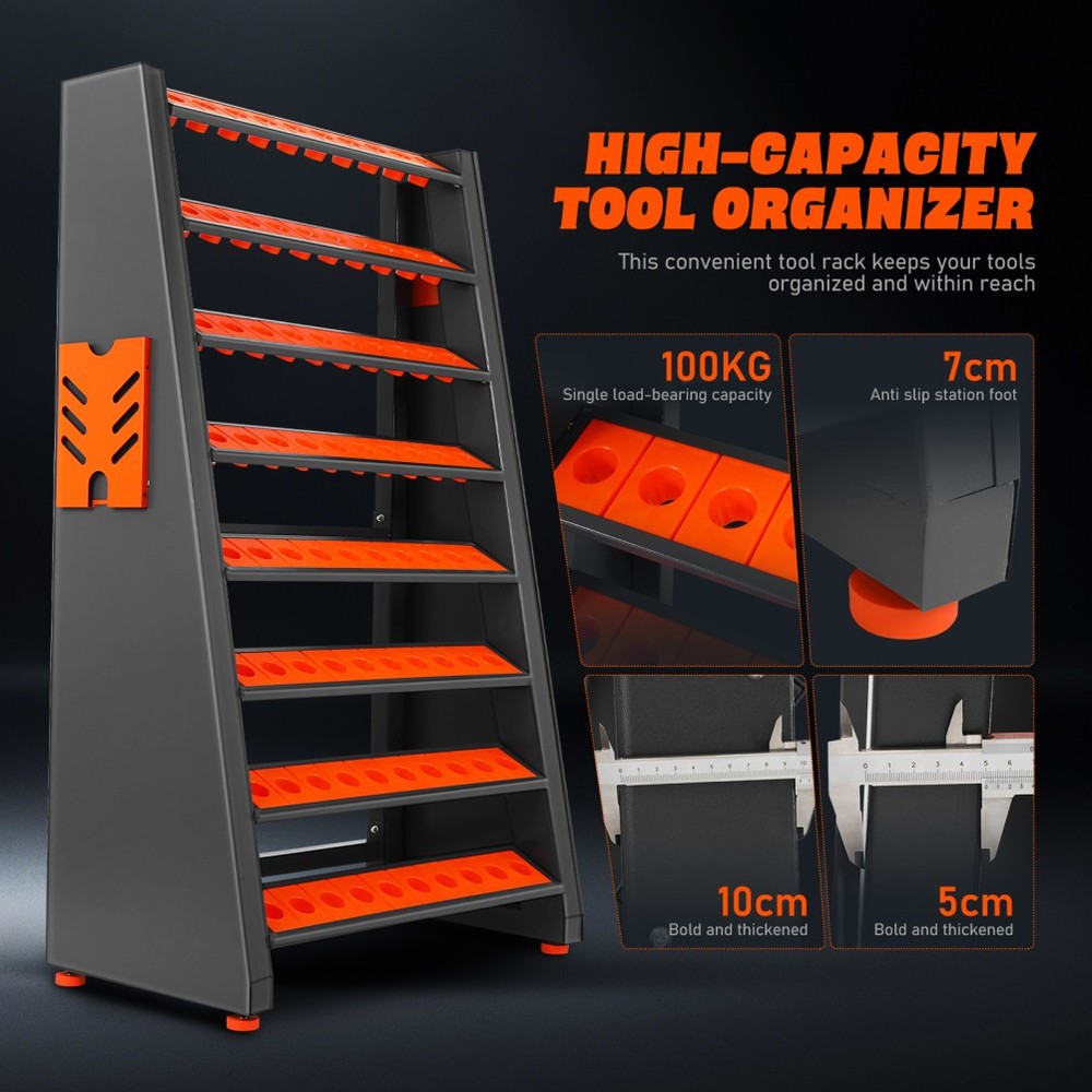 Tool trolley CAT40-BT40 multi-function tool management rack milling cutter chuck