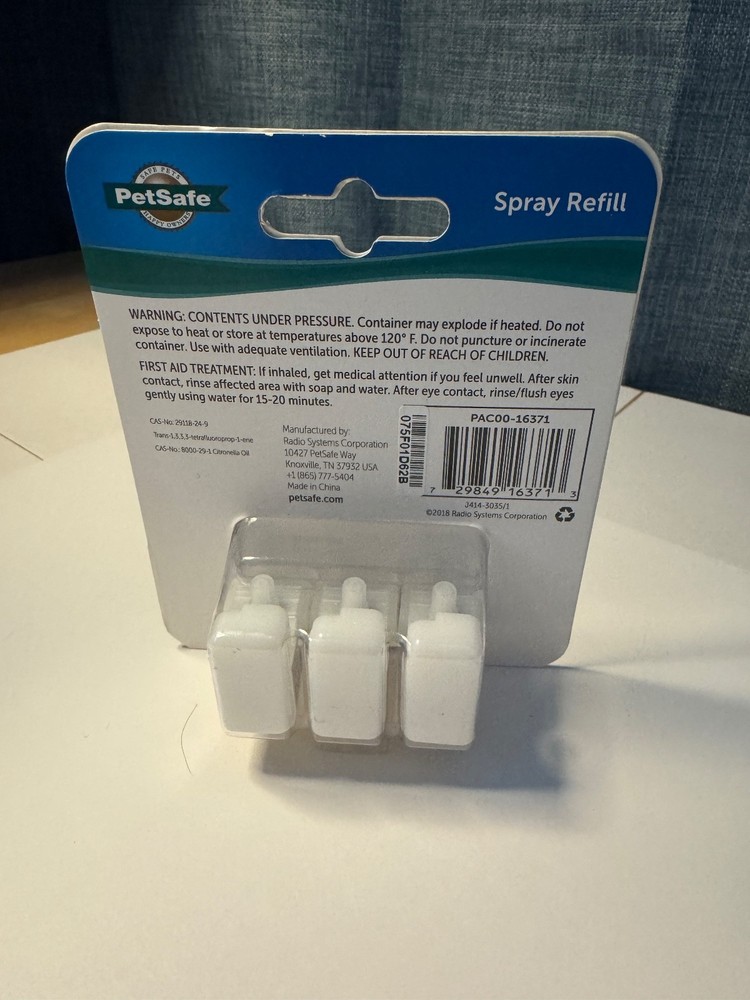 PetSafe Spray Refill Citronella Scent 3 Pack for Bark Training Collars