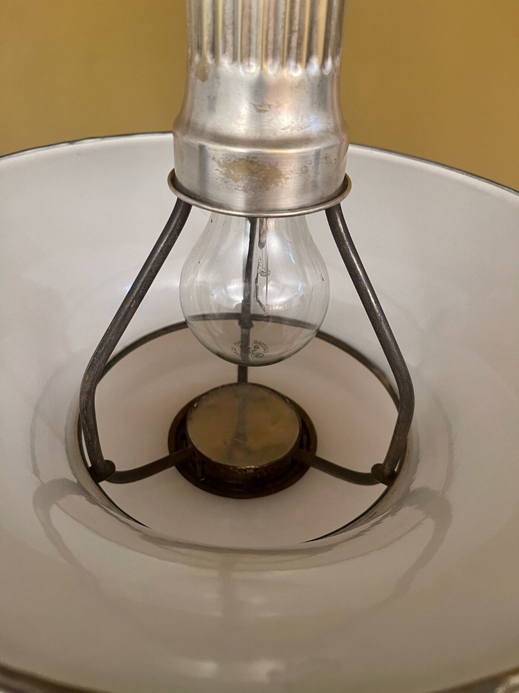 Vintage Lighting 1920s silver Duplexalite with rare feature