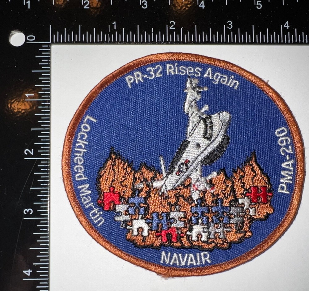 Cold War USN US Navy Lockheed Martin PMA-290 PR-32 Rises Again Patch