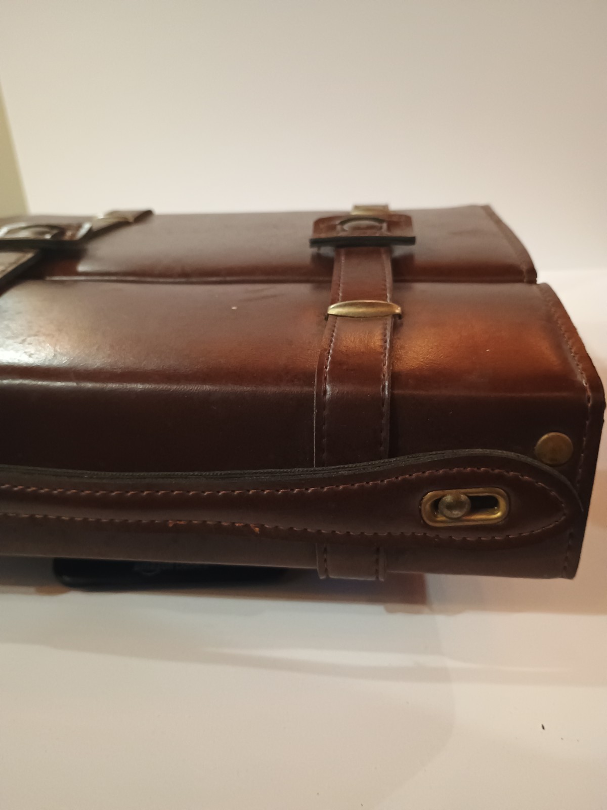 Vintage Leather Travel Bar - Japan - Rare