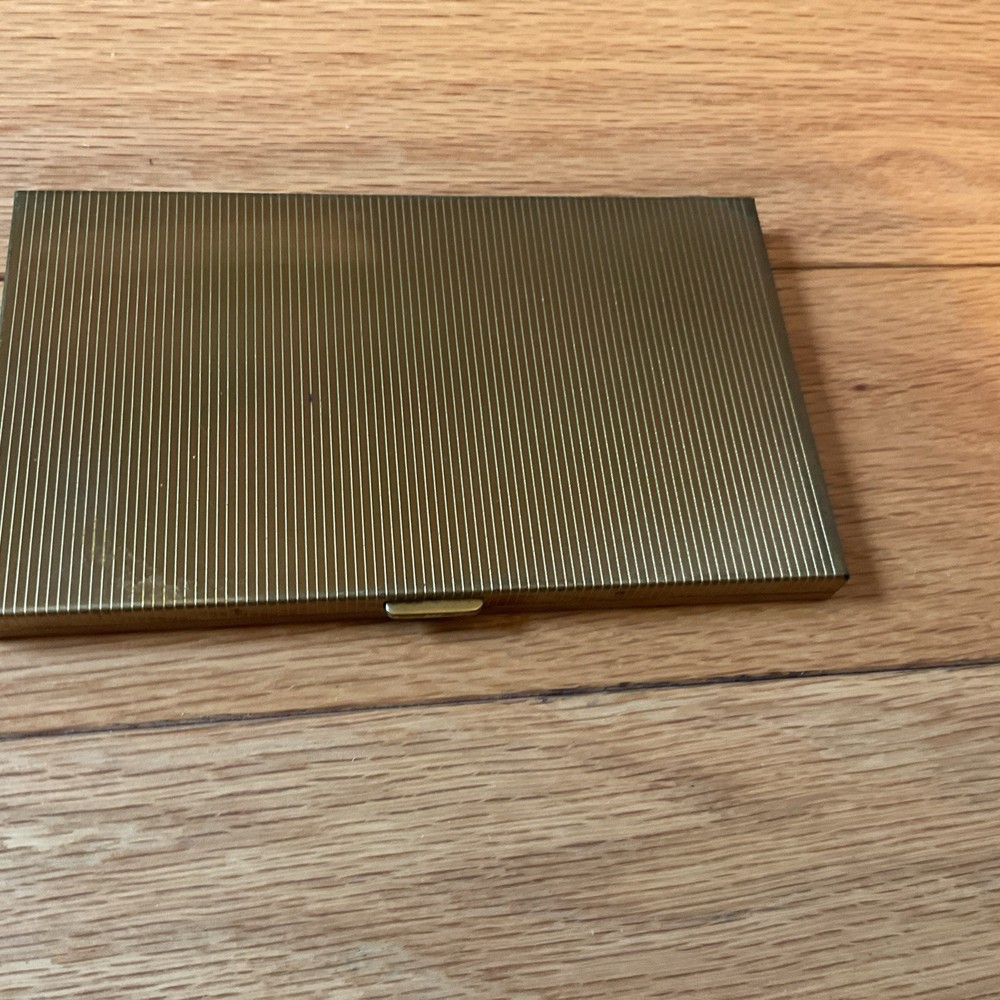 Vintage Brass Volupte Cigarette Holder Case.