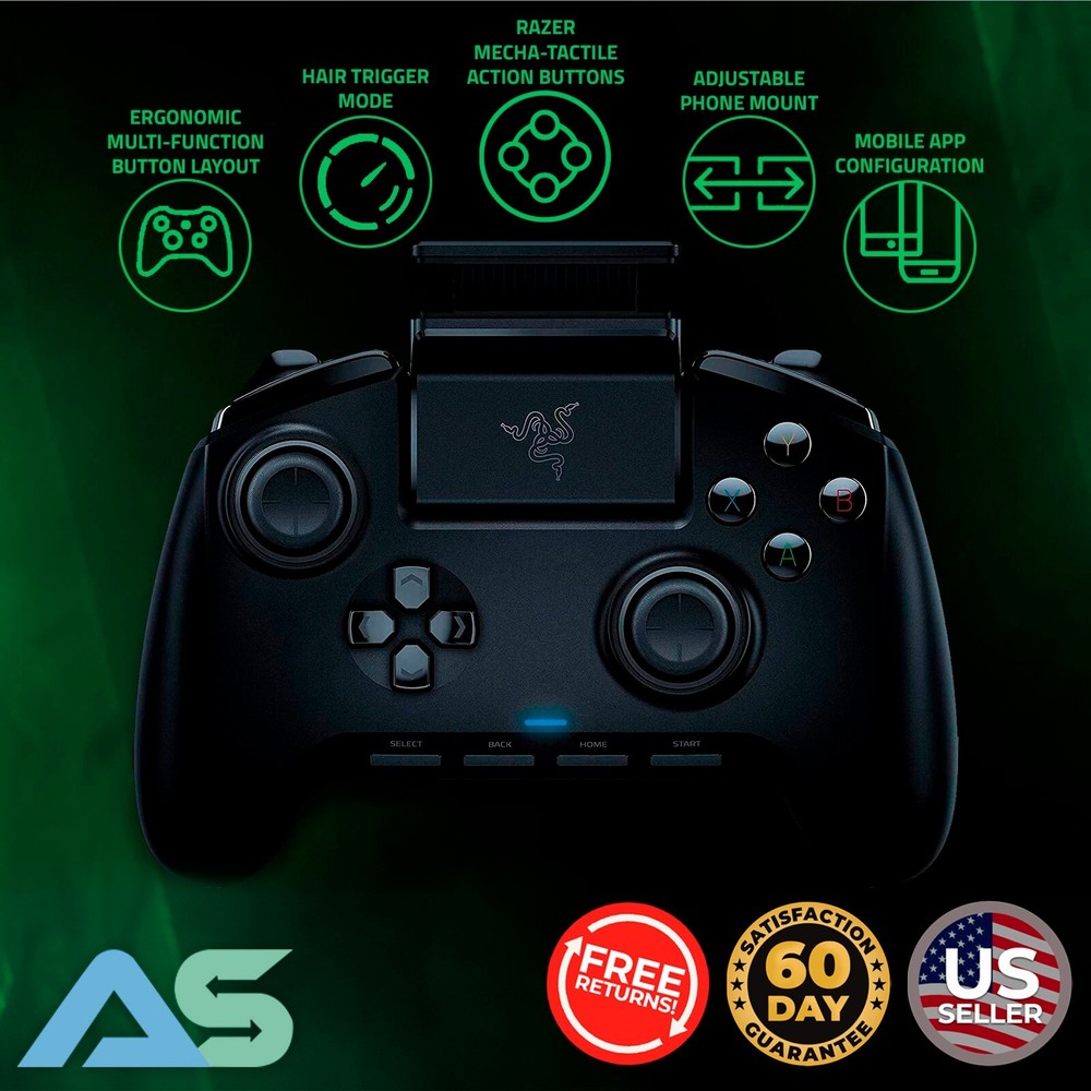 🐍 Razer Raiju Mobile Gaming Controller For Android Bluetooth LE & Wired Capable