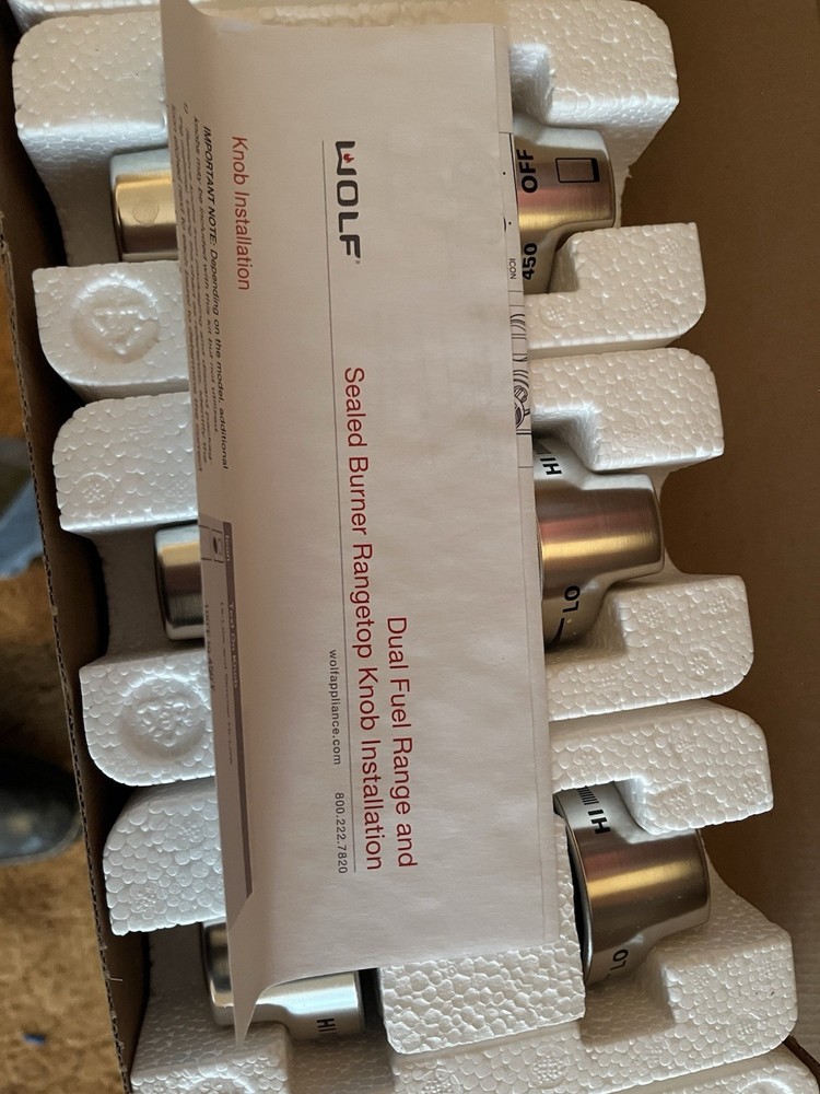 Wolf Range Knob Kit