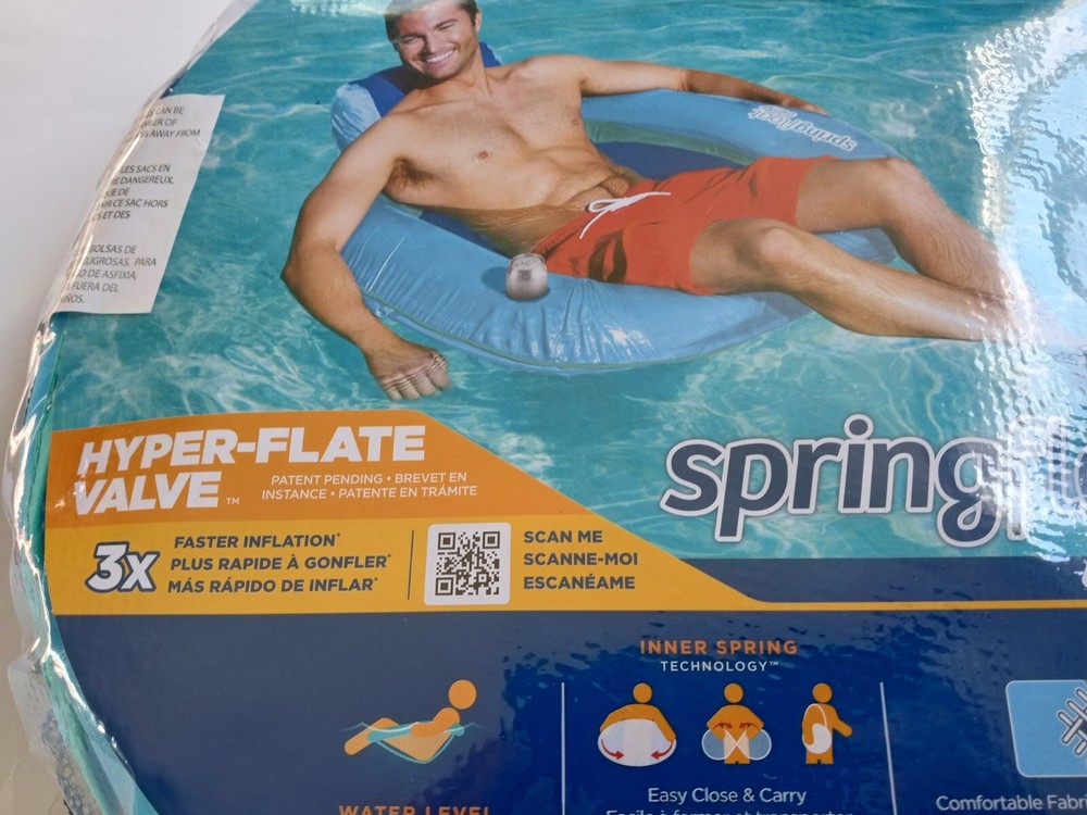 NEW SwimWays Springfloat Dark Blue/Light Blue FREE SHIPPING