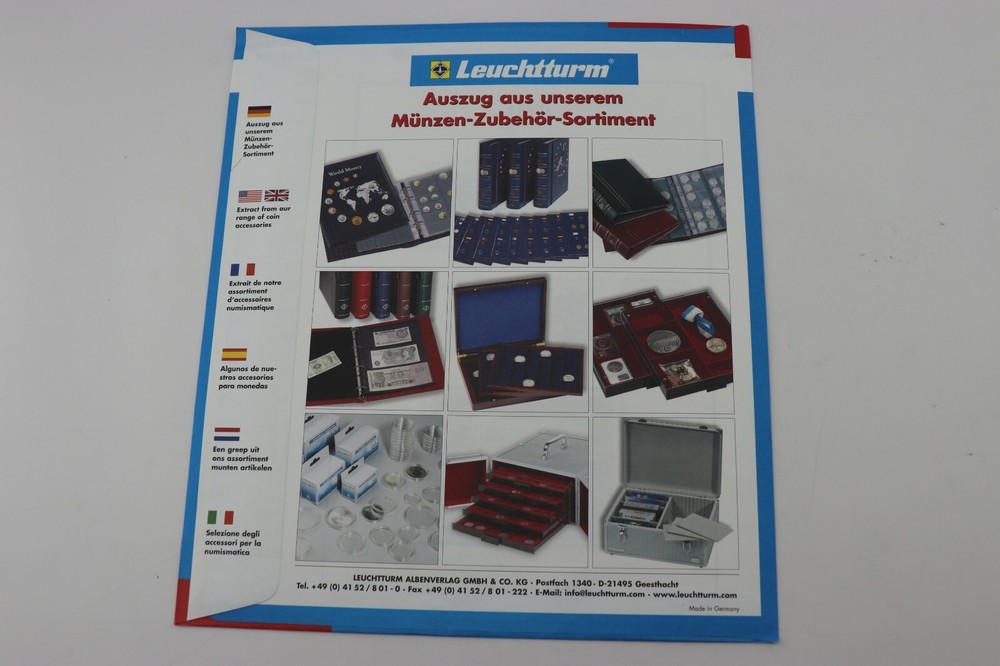 Leuchtturm EESTI N 34ES SF/05 supplements Nachtrag blatt leaves feuilles sealed