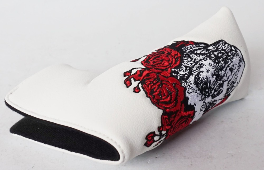 Grateful Dead Skull & Roses Golf Putter Cover - Customizable with name/initials