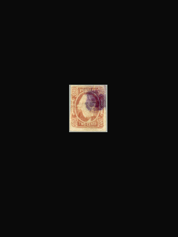 USA Stamp/Confederate States/Regular Issues -Used, VF S#8 Purple Cancel