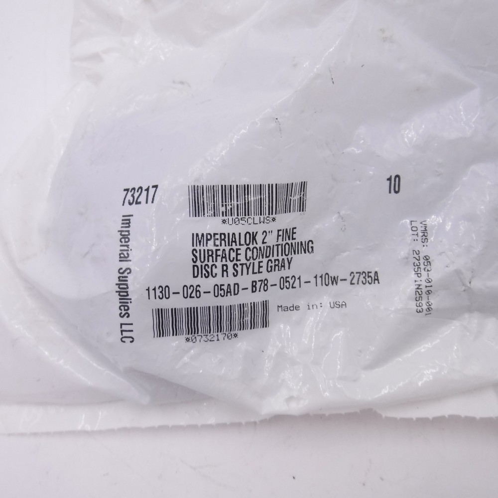 Imperialok Surface Conditioning Disc, 2", Silicon Carbide, Mount Type R, Fine