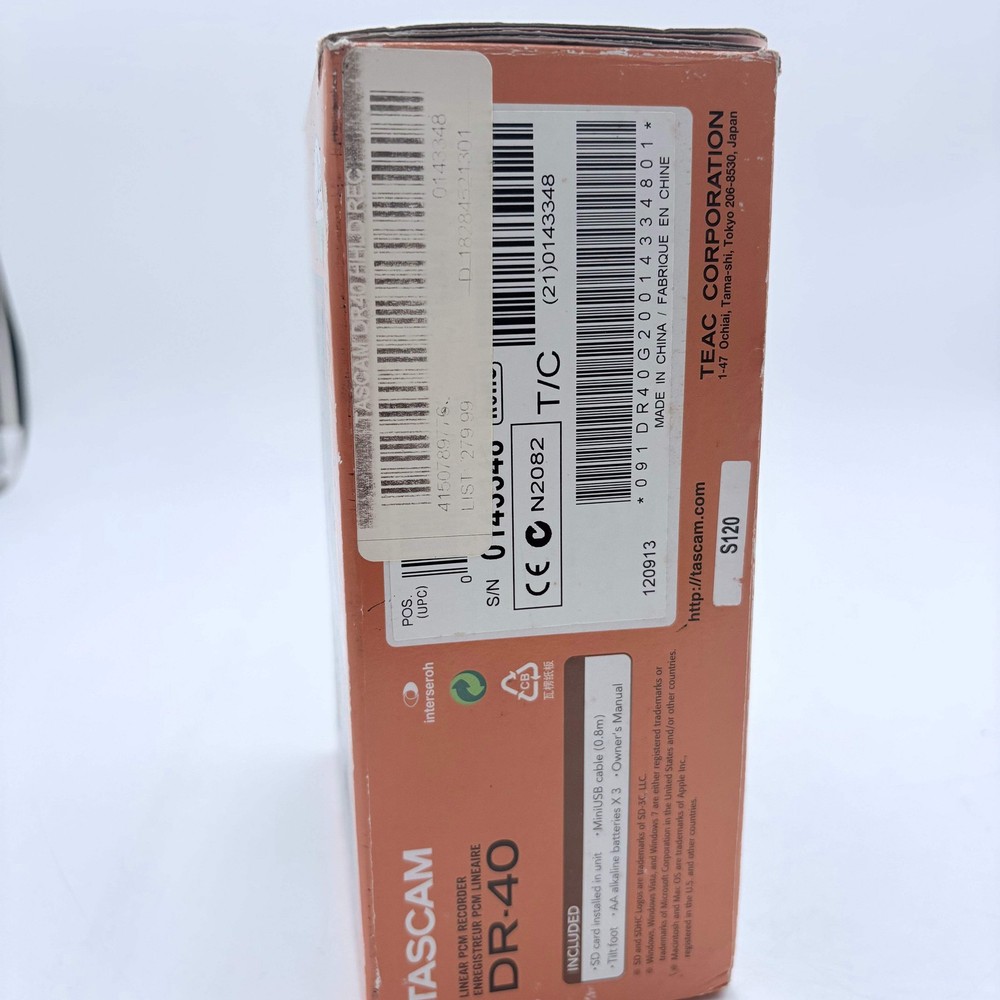 Tascam DR-40 Linear PCM Recorder
